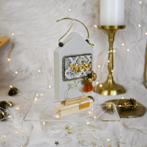 Διακοσμητικό Σπιτάκι "Υγεία" Εκρού