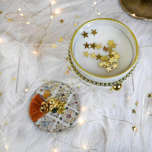 Κηροπήγιο Κεραμικό Με Καπάκι – Εκρού