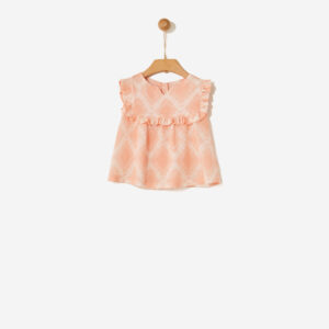 YELL-OH! Μπλούζα Tie Die Pattern Peach Parfait Σομόν 41080164013