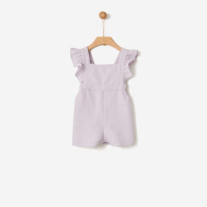 YELL-OH! Φόρμα Ολόσωμη Από Tencel & Λινό Lavander 41080456011