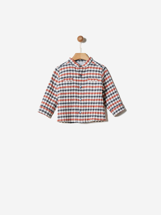 Yell Oh! Παιδικό Καρό Πουκάμισο Μακρυμάνικο Πολύχρωμο 41181313003