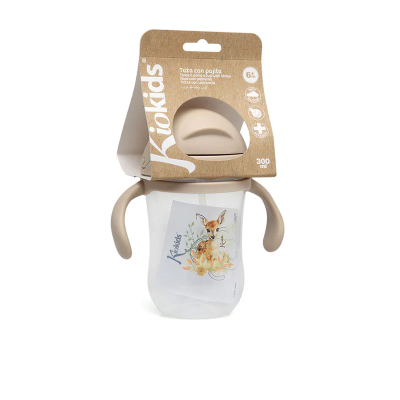 Kiokids Εκπαιδευτικό παγούρι με λαβές My Deer 300ml 6m+ 4262 - Image 3
