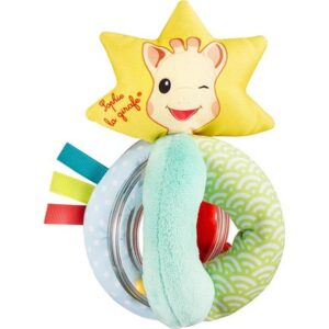 Βρεφική κουδουνίστρα με χάντρες Sophie η Καμηλοπάρδαλη