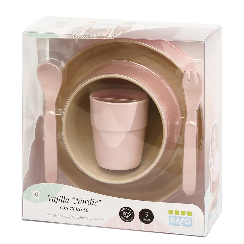 Σετ Φαγητού "Nordic Pink" 6+Μ | 5τμχ. 50542 - Image 2