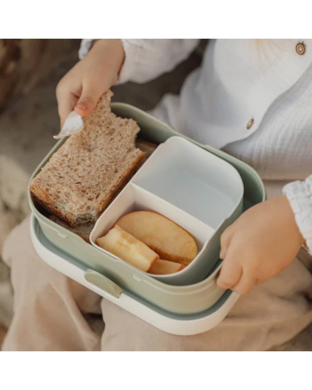 Little Dutch Δοχείο φαγητού με 3 διαμερίσματα Little Farm MEP107440065399 - Image 2