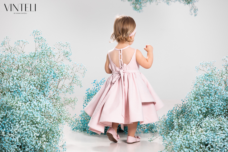 Βαπτιστικό Φόρεμα Vinteli 6205 Ροζ - Image 2