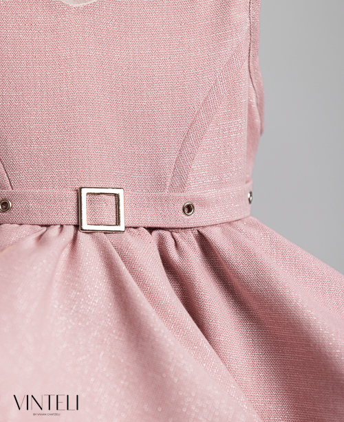 Βαπτιστικό Φόρεμα Vinteli 6205 Ροζ - Image 5