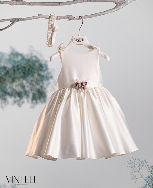 Βαπτιστικό Φόρεμα Vinteli 6218 Ιβουάρ - Image 4