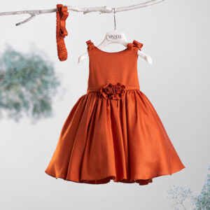 Βαπτιστικό Φόρεμα Vinteli 6218 Πορτοκαλί