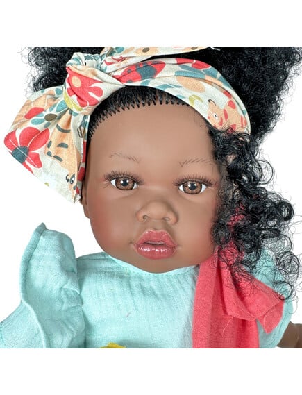 Nines D'Onil: Addis με φλοράλ φόρεμα και μωρό σε μάρσιπο - 45 εκ. - Image 3