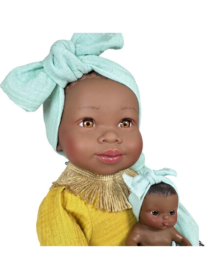 Nines D'Onil: Maria με μωρό και μάρσιπο γαλάζιο - 45 εκ. - Image 2