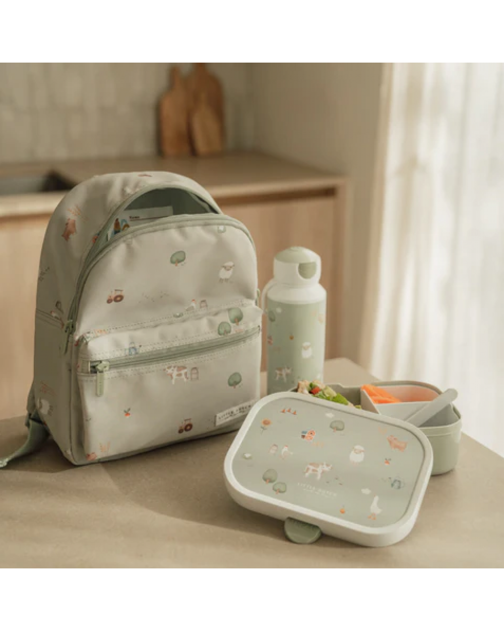 Little Dutch Δοχείο φαγητού με 3 διαμερίσματα Little Farm MEP107440065399 - Image 3