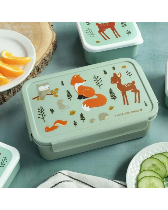 A little lovely company Δοχείο φαγητού Bento Lunch box Forest Friends BBFFMI66 - Image 4