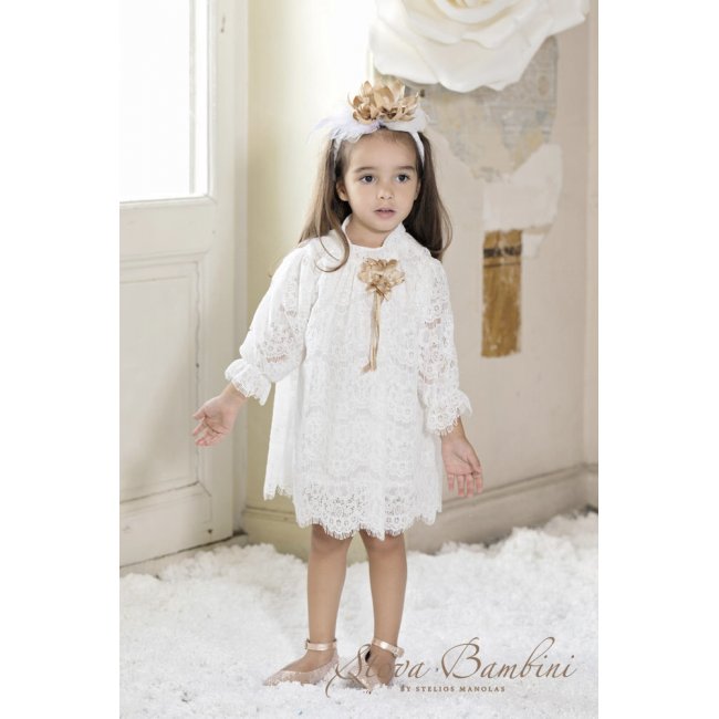 Stova Bambini Boho Φόρεμα Βάπτισης AW20/21 G6 - Image 2