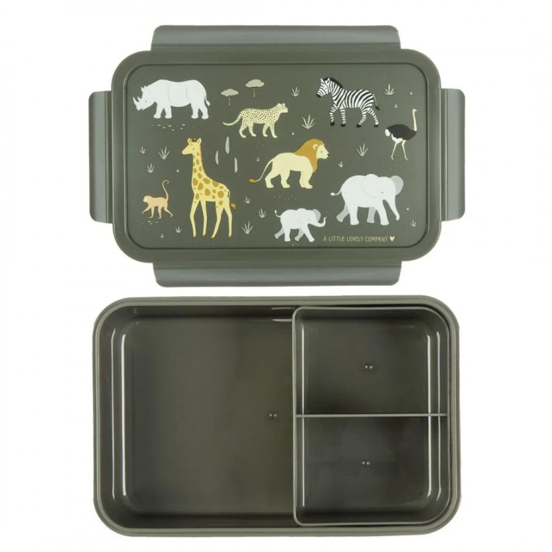 A little lovely company Δοχείο φαγητού Bento Lunch box Savanna BBSAGR65 - Image 2
