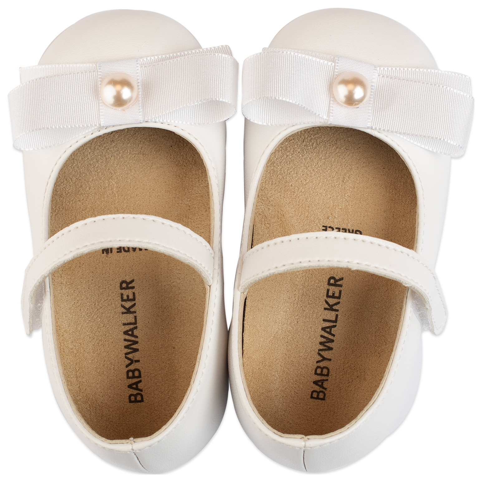 Γοβάκι Μονή Μπαρέτα με Φιόγκο BS3500 Λευκό - Image 3