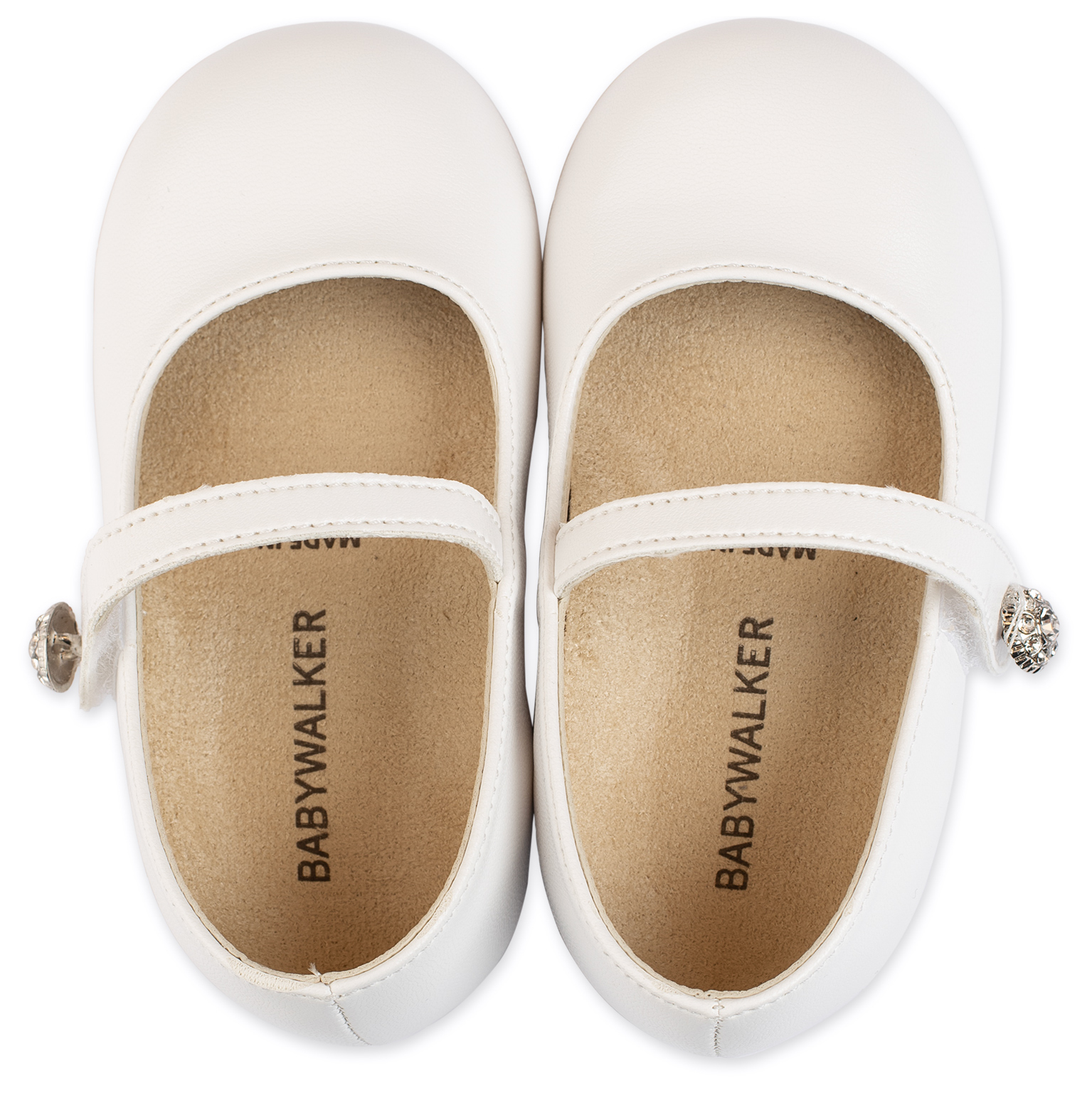 Γοβάκι Μονή Μπαρέτα με Στρασένιο Κουμπάκι BS3502 - Image 2