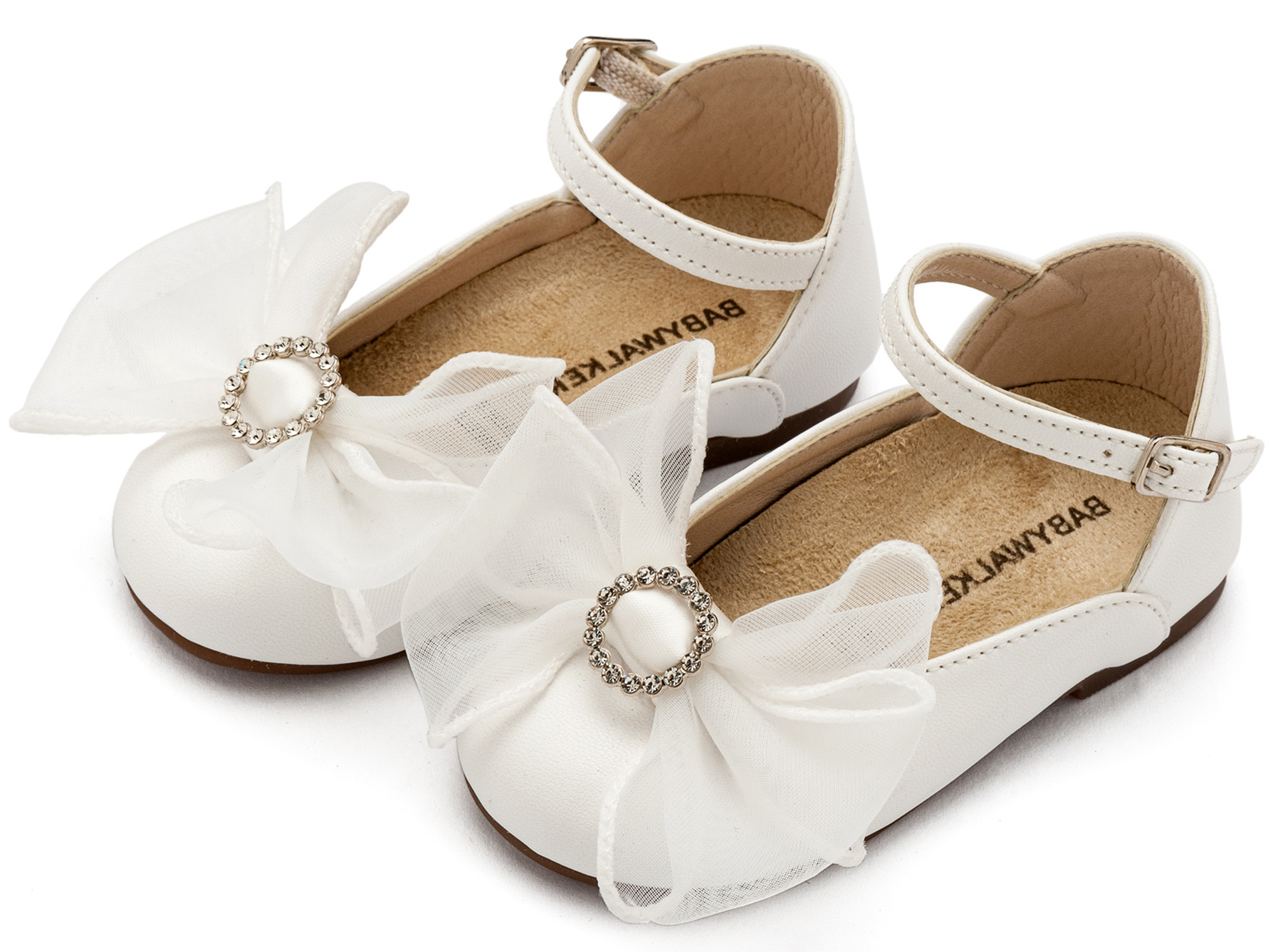 Γαλλικό Γοβάκι με Φιόγκο BS3590 Λευκό - Image 3