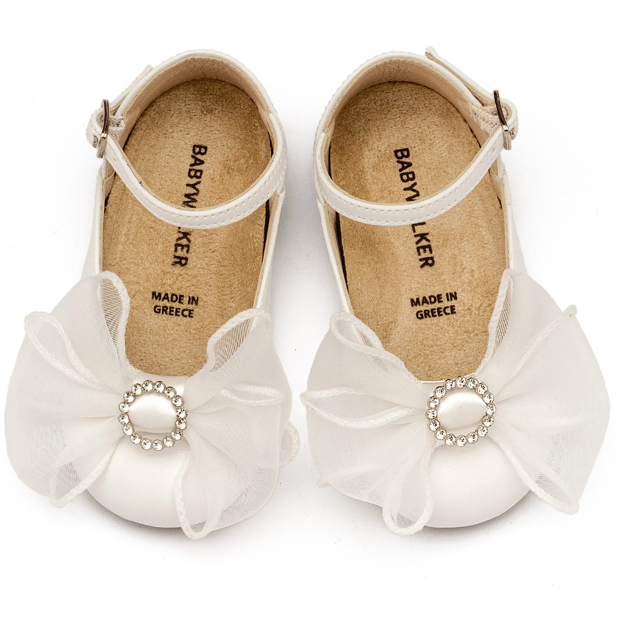 Γαλλικό Γοβάκι με Φιόγκο BS3590 Λευκό - Image 2