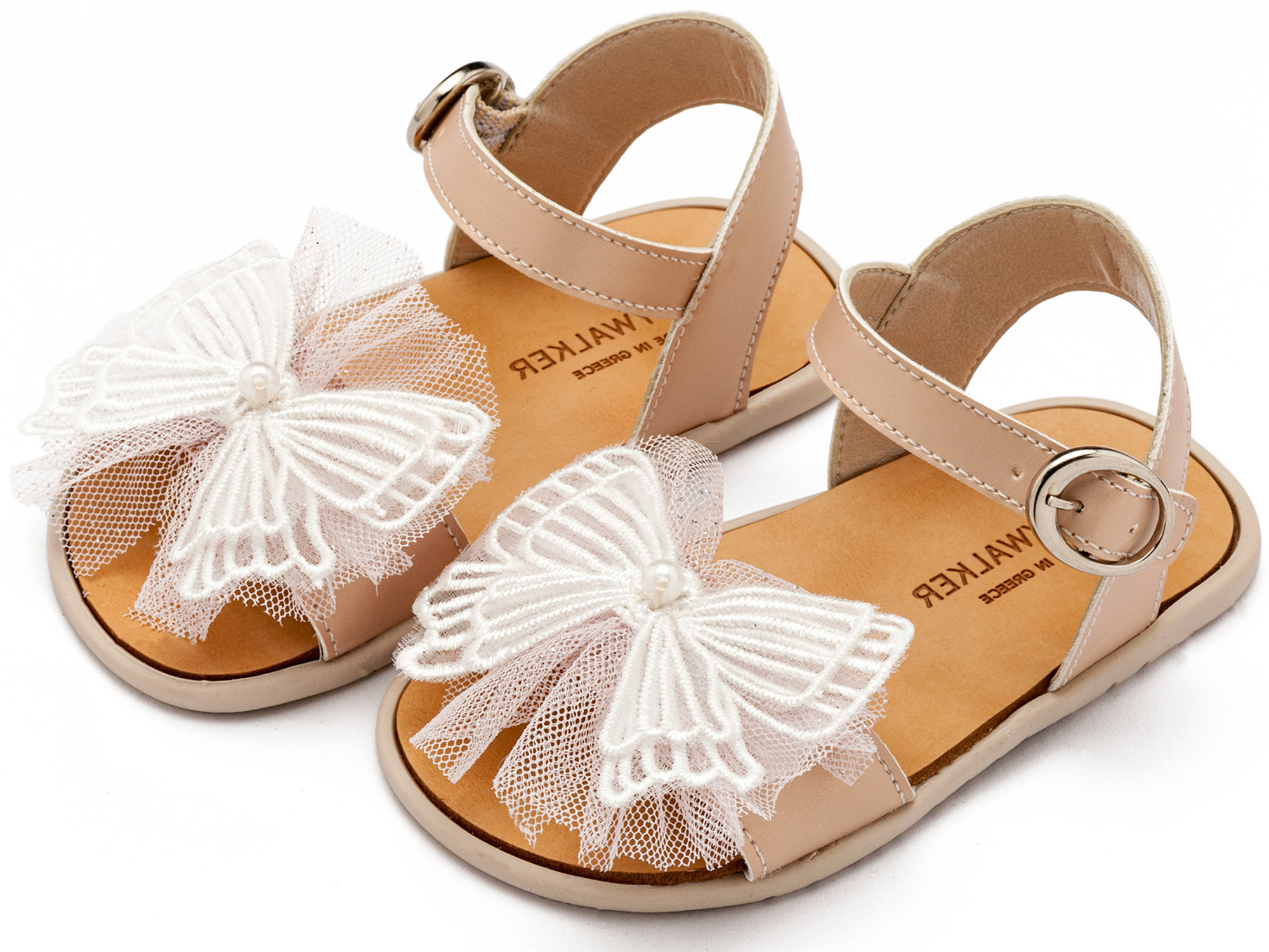 Πέδιλο με Διακοσμητικό Πεταλούδα BS3591 Nude - Image 2