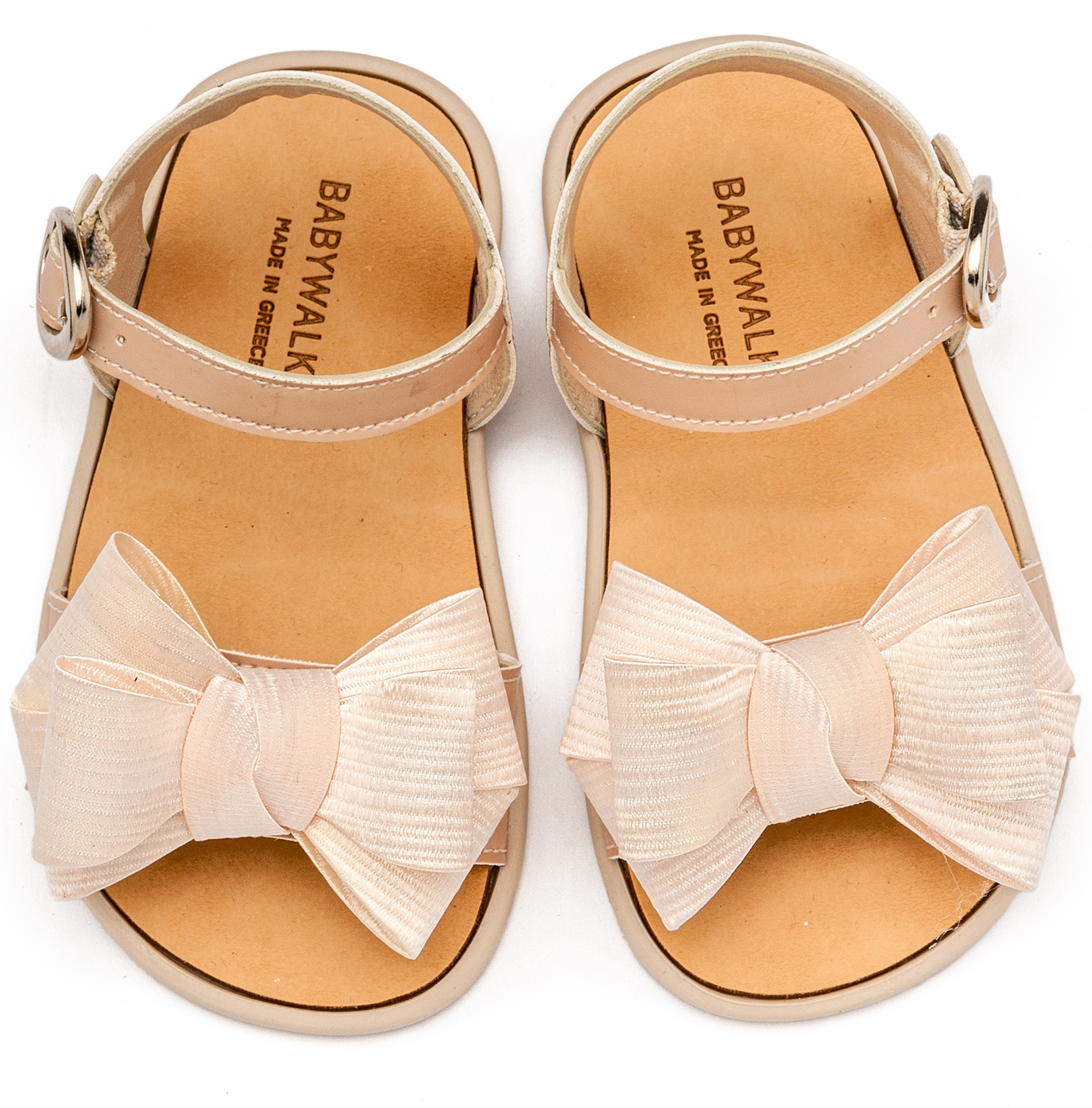 Πέδιλο με Υφασμάτινο Φιόγκο BS3592 Nude - Image 2