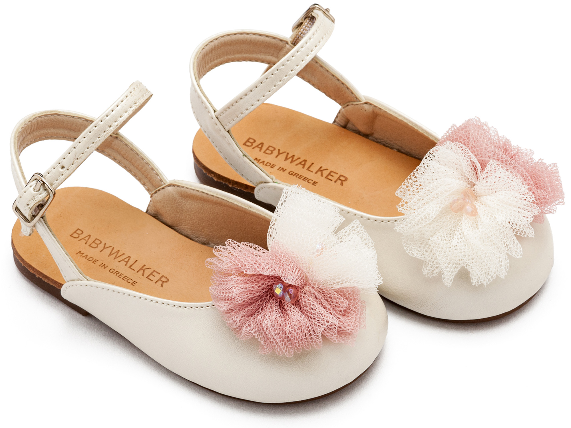 Γαλλικό Σαμπό με Διακοσμητικό απο Τούλι BS3597 Εκρού - Image 3