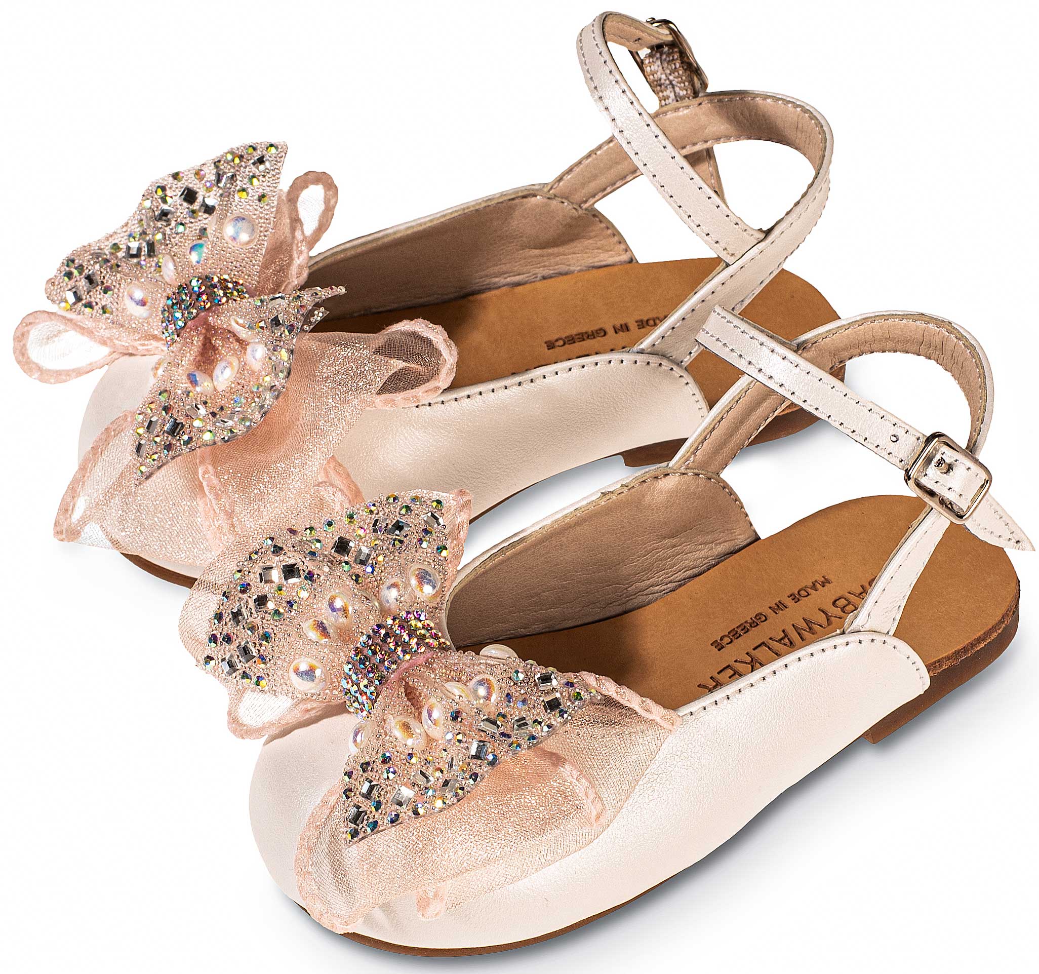 Γαλλικό Σαμπό με Φιόγκο Οργάντζας και Στρας BW4828 - Image 3