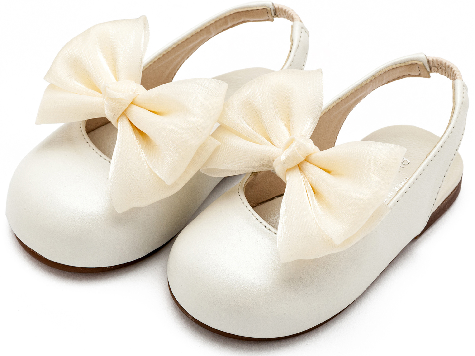 Γαλλικό Σαμπό με Φιόγκο Chiffon BW4852 Εκρού - Image 3