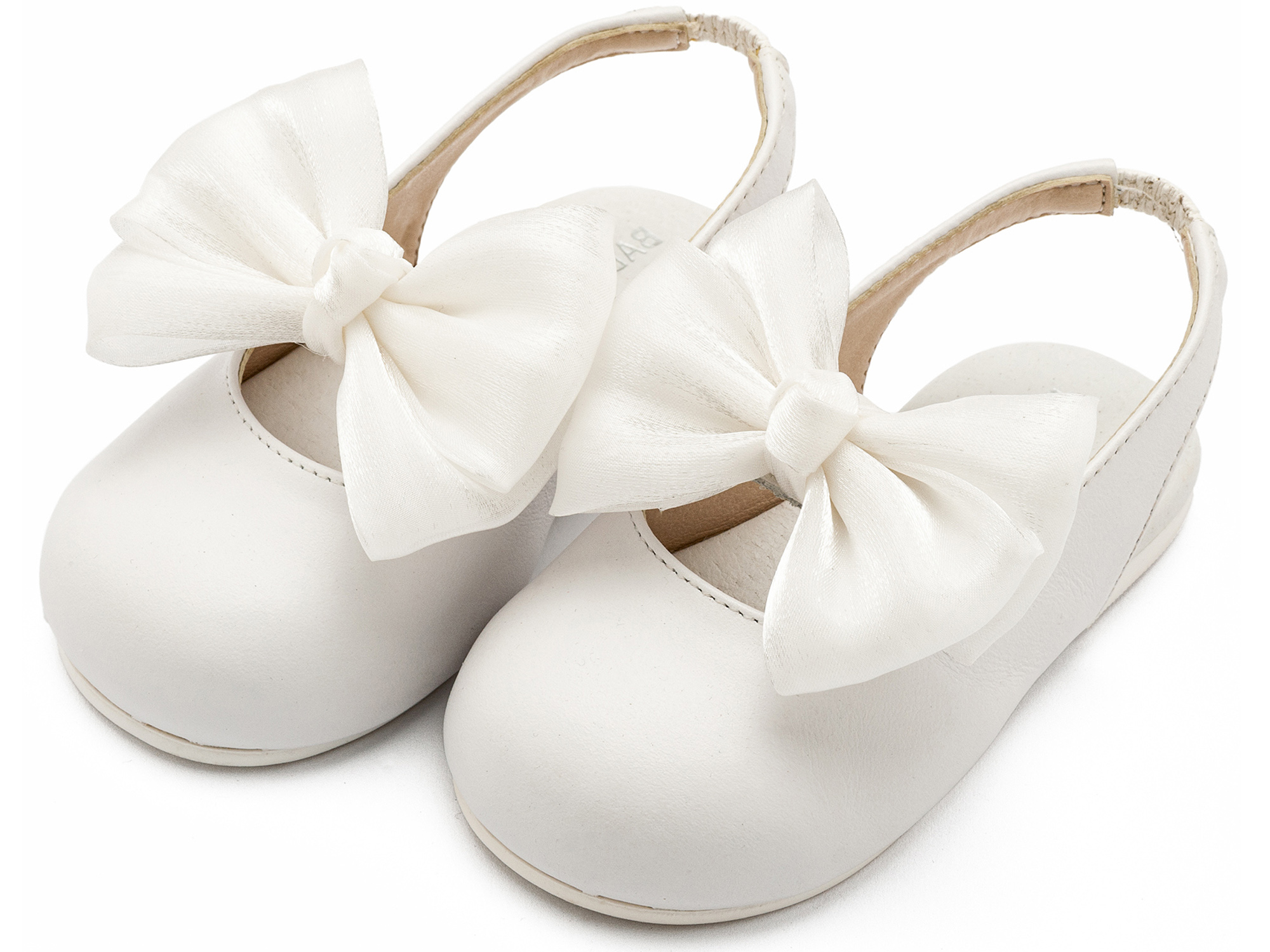 Γαλλικό Σαμπό με Φιόγκο Chiffon BW4852 Λευκό - Image 3