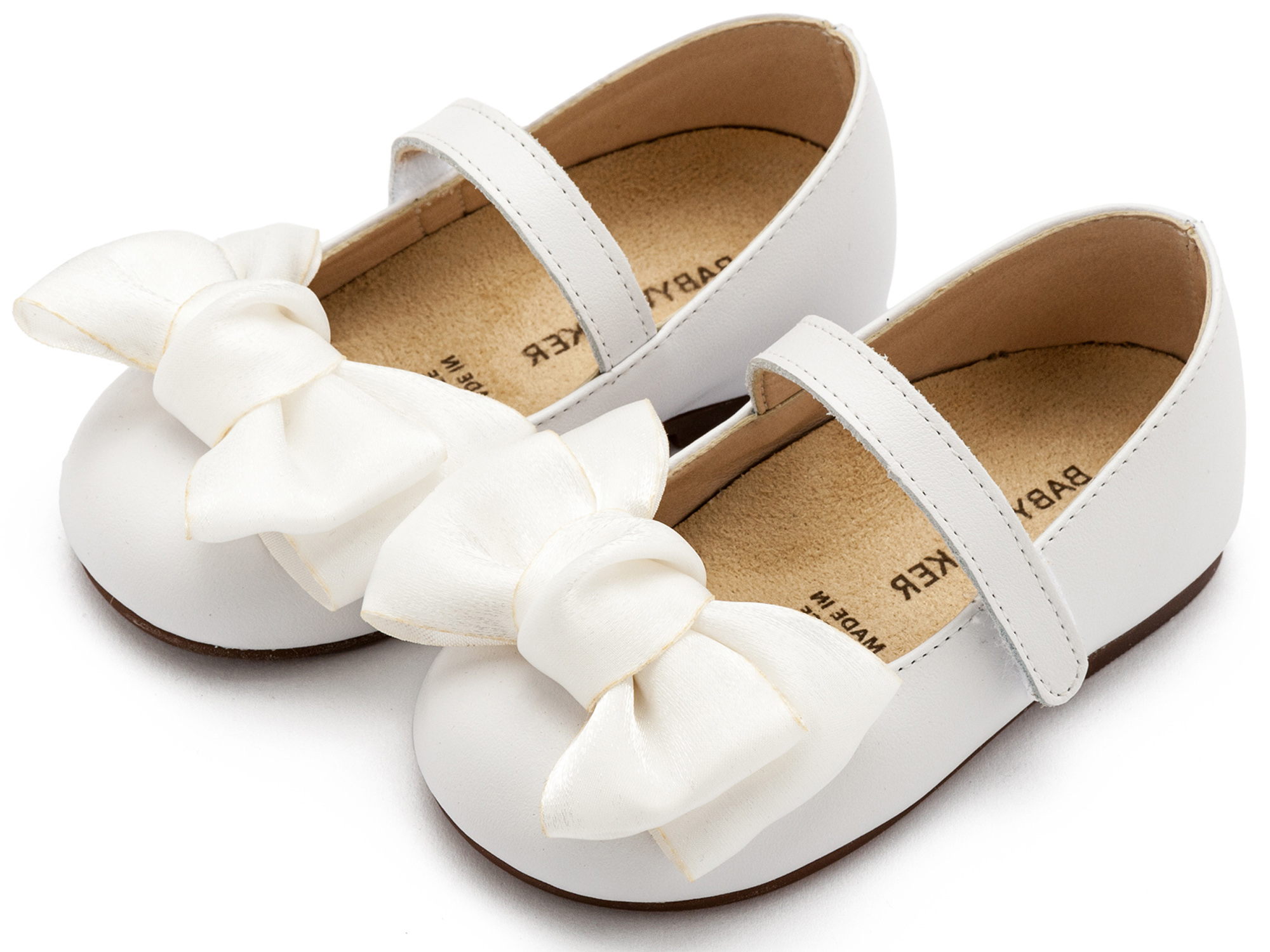 Γοβάκι Μονή Μπαρέτα Χρατς με Φιόγκο Οργάντζας BW4857-WHITE - Image 3