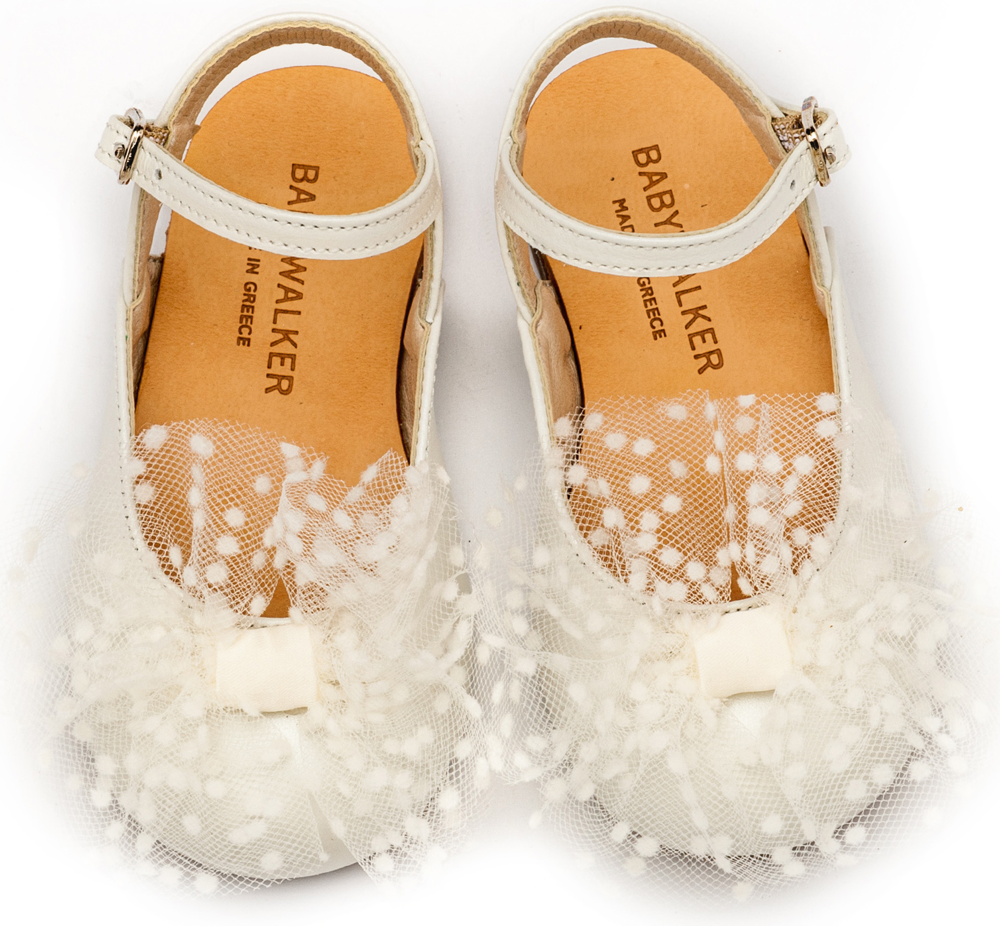 Γαλλικό Σαμπό με Χειροποίητο Τούλινο Φιόγκο BW4859 - IVORY - Image 2