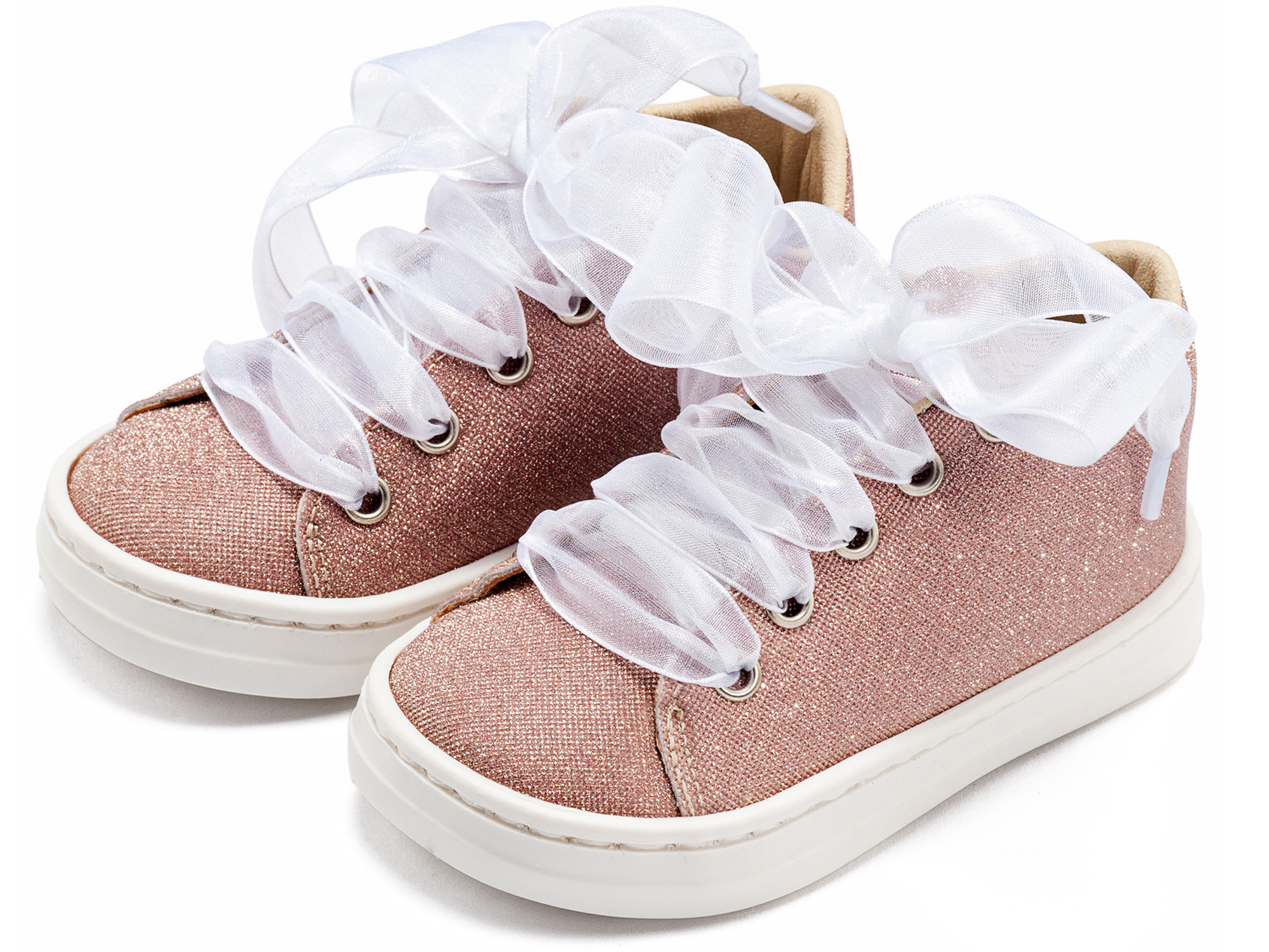 Sneaker απο Ύφασμα και Δέσιμο Κορδέλα BW4864 Ροζ - Image 3