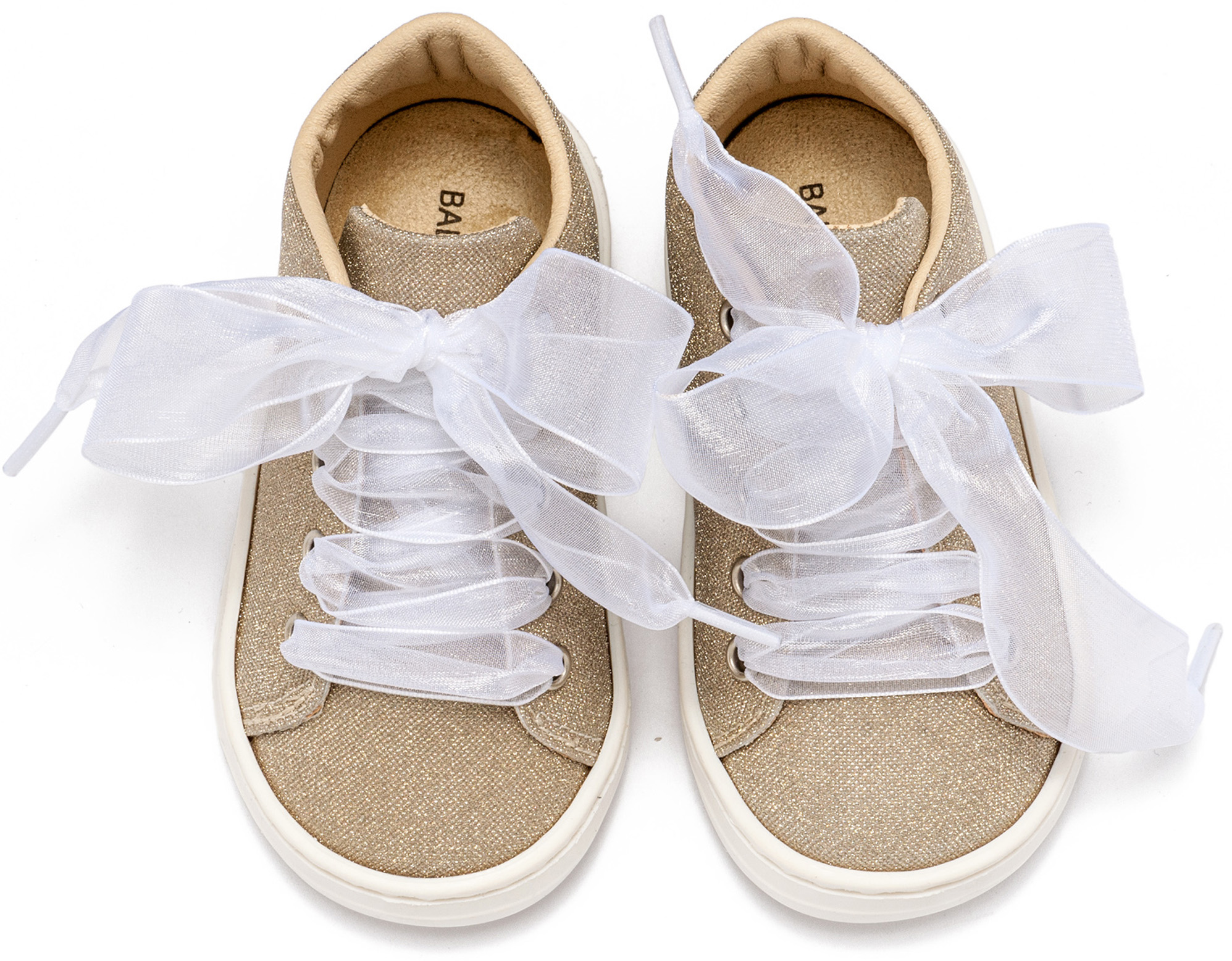 Sneaker από Ύφασμα και Δέσιμο Κορδέλα BW4864-PLATINUM - Image 2