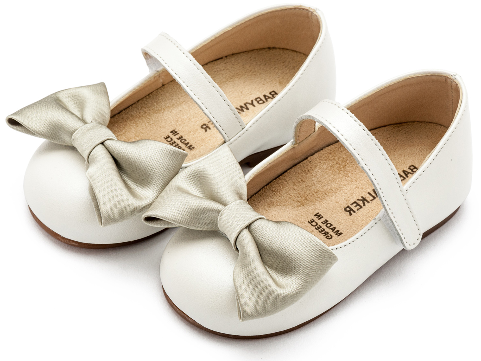 Γοβάκι Μονή Μπαρέτα Χρατς με Φιογκάκι BW4865 Λαδί - Image 3