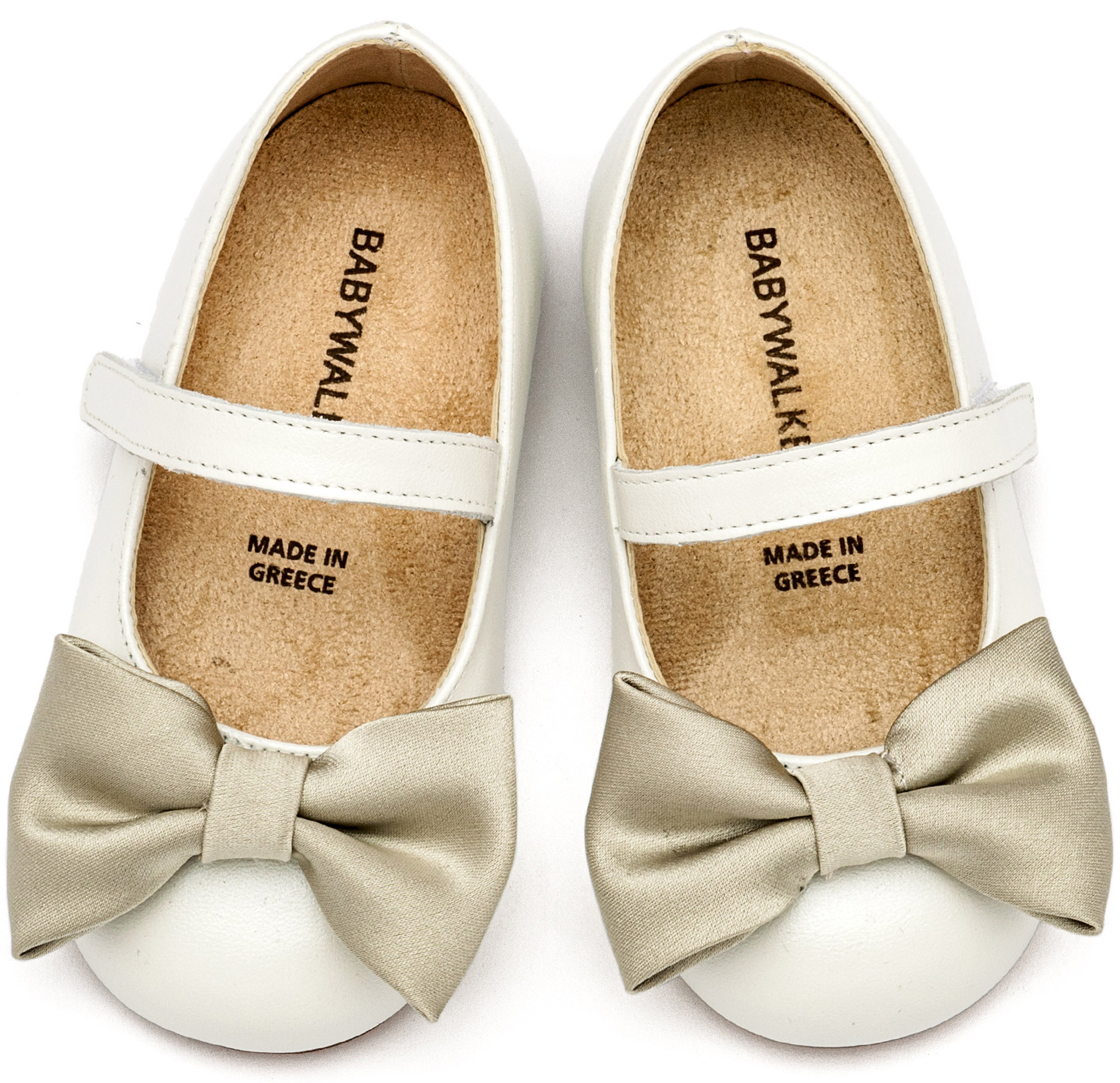 Γοβάκι Μονή Μπαρέτα Χρατς με Φιογκάκι BW4865 Λαδί - Image 2