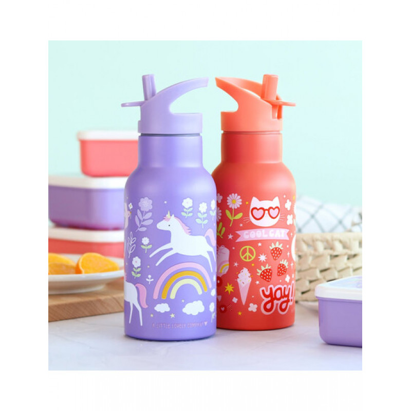 A Little Lovely Company Μπουκάλι Με Διπλό Τοίχωμα Από Ανοξείδωτο Ατσάλι 350ml Fun DBSSFU79 - Image 3