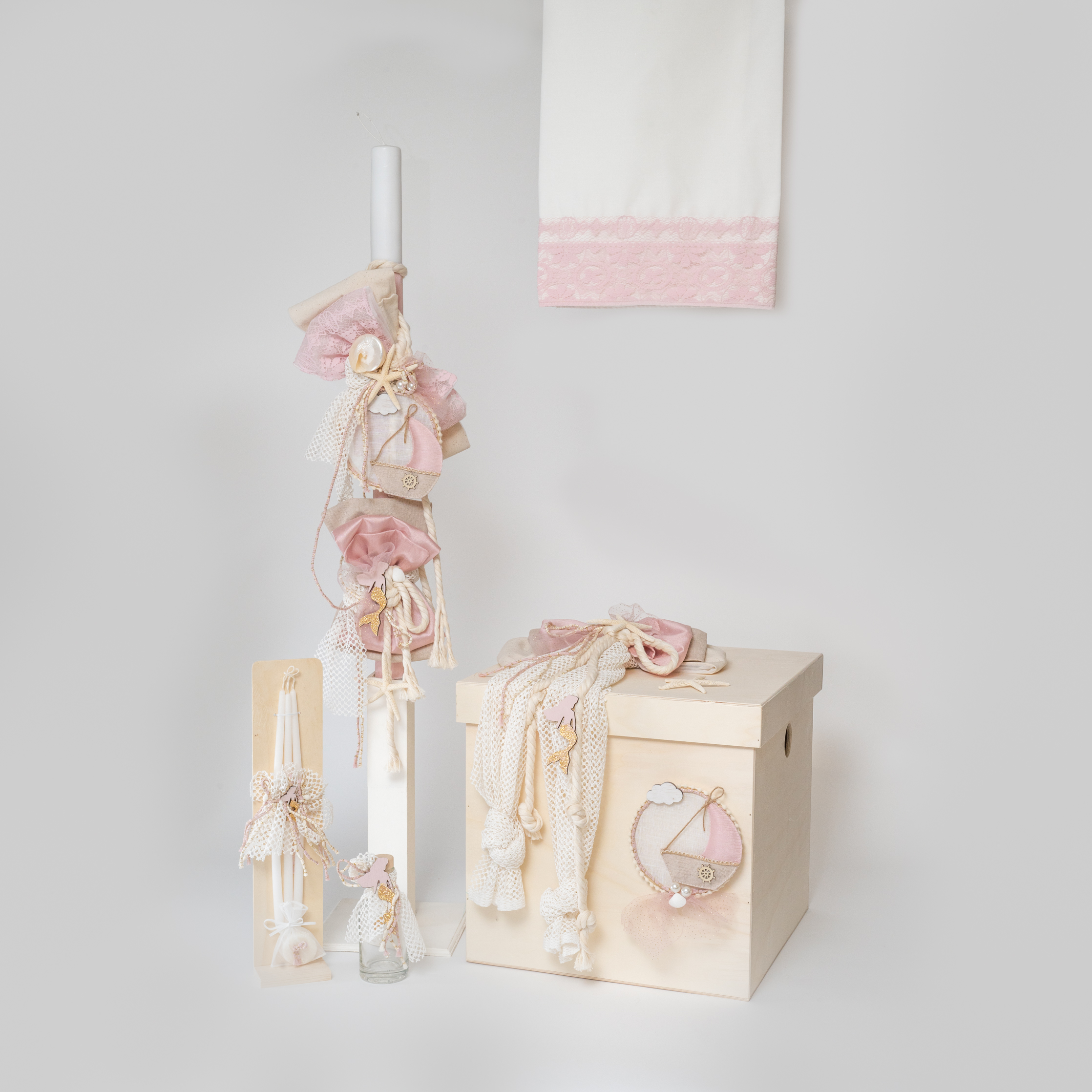 Βαπτιστικό σετ κορίτσι T429-1048