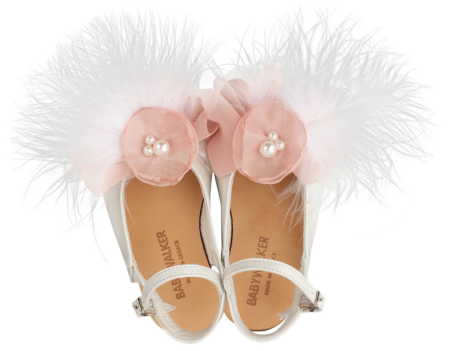 Δερμάτινο Σαμπό με Χειροποίητο Λουλούδι EXC5772 Ροζ - Image 2