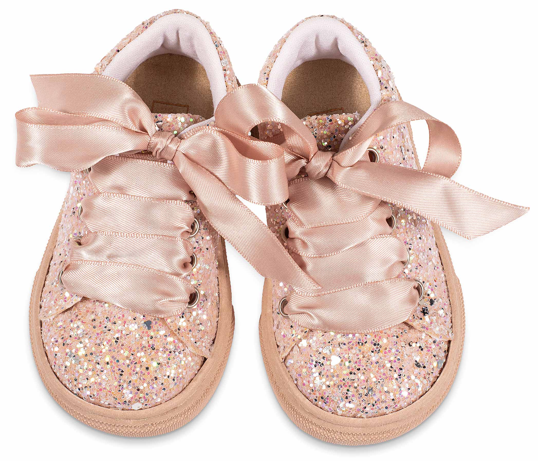 Δετό Σνίκερ απο Γκλίτερ Ύφασμα EXC5856 Νουντ - Image 2