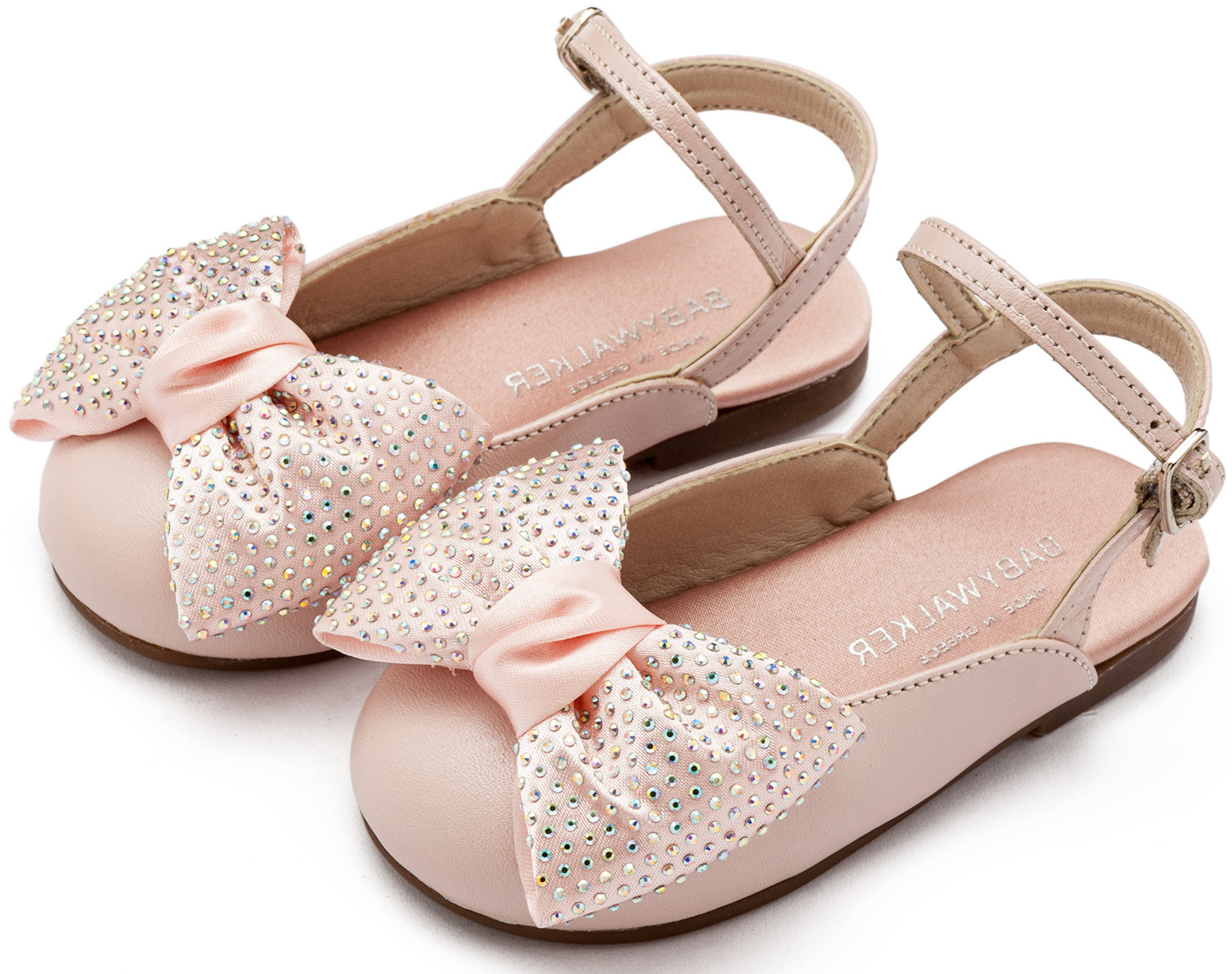 Γαλλικό Σαμπό με Μεγάλο Φιόγκο Στρας EXC5869 Ροζ - Image 3