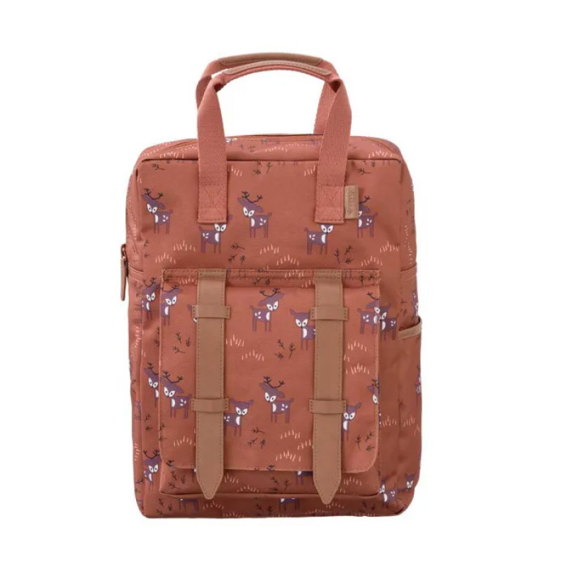 Fresk Τσάντα πλάτης νηπιαγωγείου Large 36x26cm Deer Amber Brown FR-FB940-34