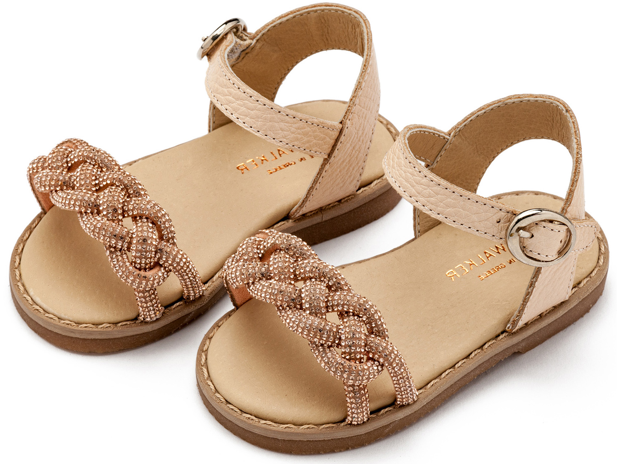 Δερμάτινο Σανδάλι GR0101 Nude - Image 2