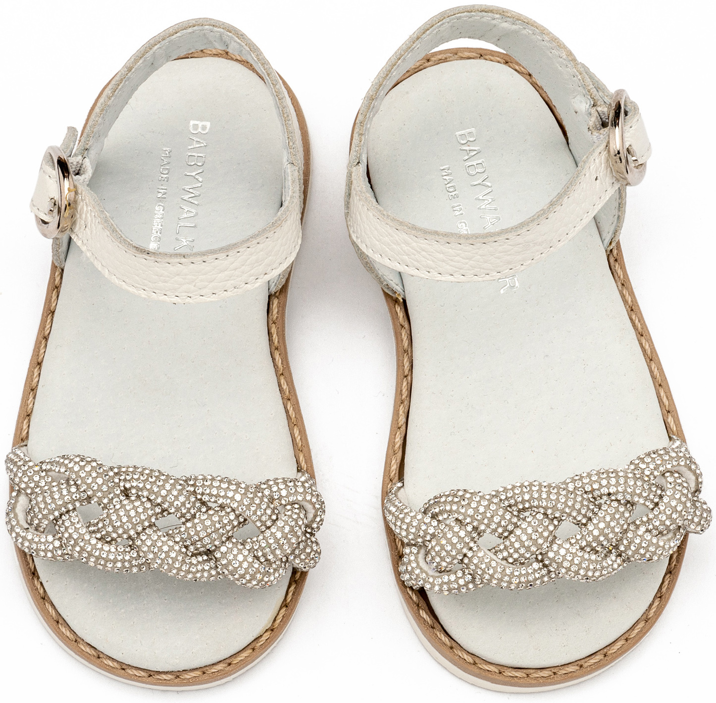 Δερμάτινο Σανδάλι GR0101 Λευκό - Image 2