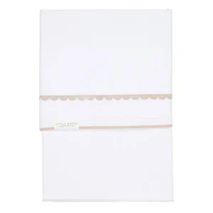 LITTLE DUTCH. Σεντόνι με κέντημα Beige Rounded 110x140 LD-TE10193021