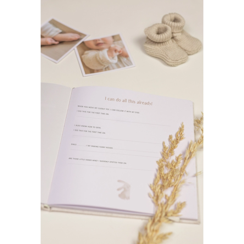 Το πρώτο μου βιβλίο αναμνήσεων Baby Bunny FSC – Little Dutch - Image 3