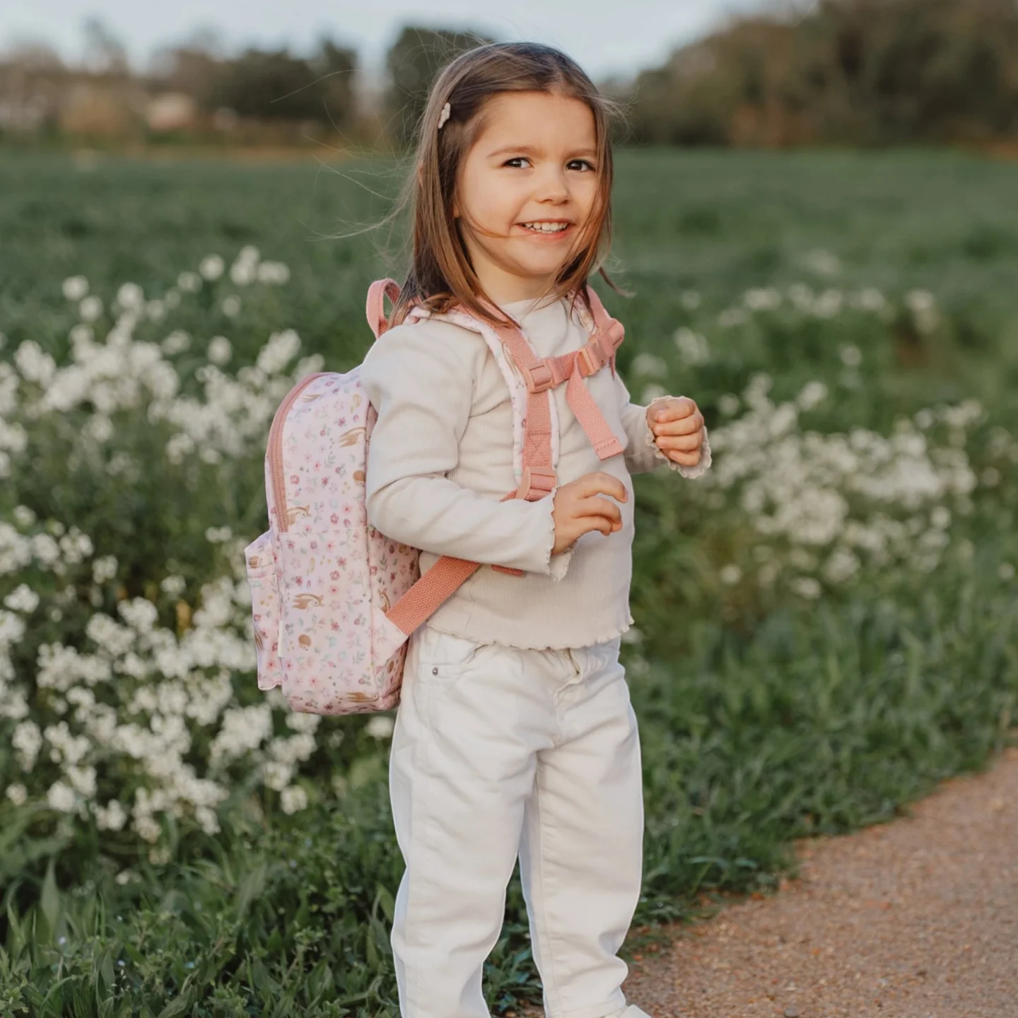 Little Dutch Σχολική Τσάντα Πλάτης Νηπιαγωγείου Ροζ (LD4910) 29x12x29εκ. - Image 6