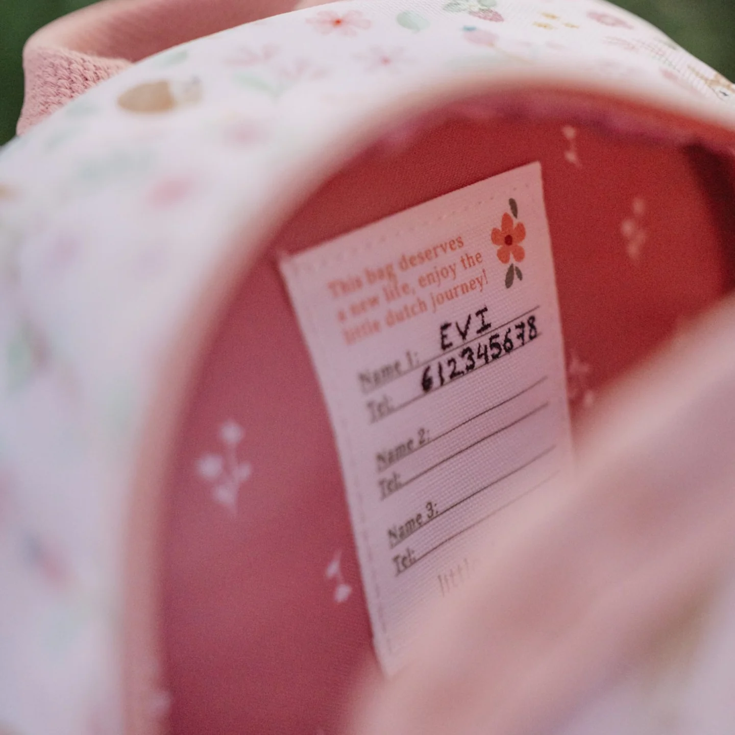 Little Dutch Σχολική Τσάντα Πλάτης Νηπιαγωγείου Ροζ (LD4910) 29x12x29εκ. - Image 7