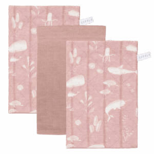 LITTLE DUTCH. Σετ 3 πανάκια μπάνιου Ocean Pink LD50520650