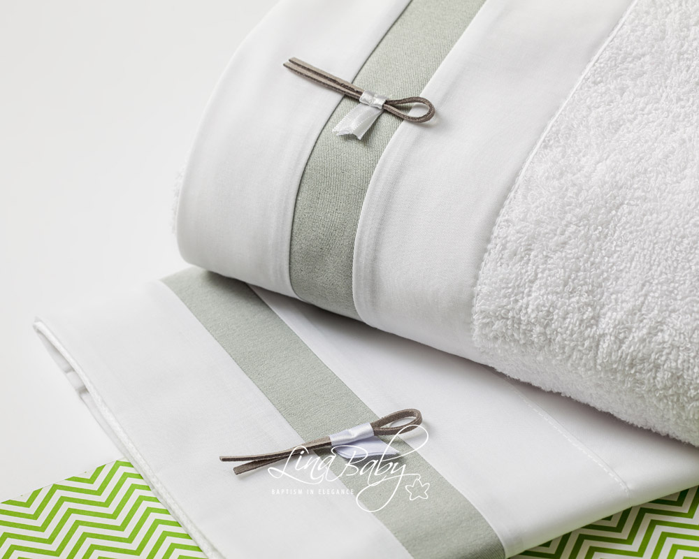 Lina Baby Σετ Λαδόπανο LB-1493 Colin White/Ivory - Image 2