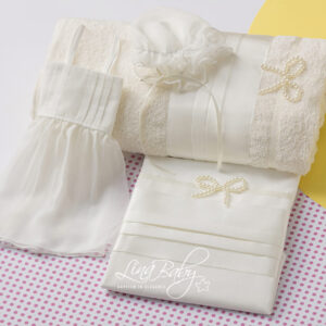 Lina Baby Σετ Λαδόπανο Phaedra LB-1535 Ivory